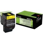 Lexmark 80C2HY0 toner geel origineel