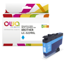 Brother LC-3239XLC inktcartridge cyaan Eeko Print