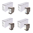 Lexmark voordeelset ( 1 x 74C2SK0, 1 x 74C2SC0, 1 x 74C2SM0, 1 x 74C2SMY0) toners Eeko Print (huismerk)