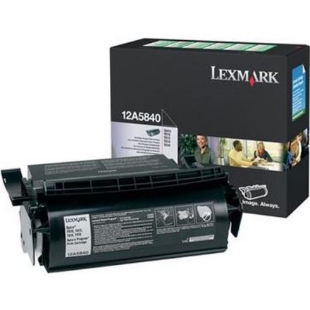 Lexmark 12A5840 toner zwart origineel