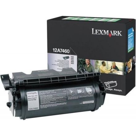 Lexmark 12A7460 toner zwart origineel