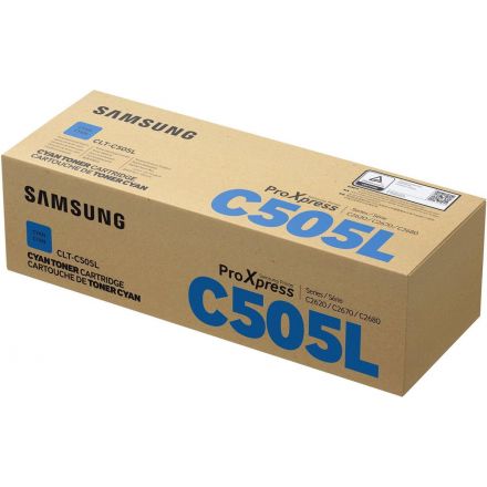 Samsung CLT-C505L (SU035A) toner cyaan origineel