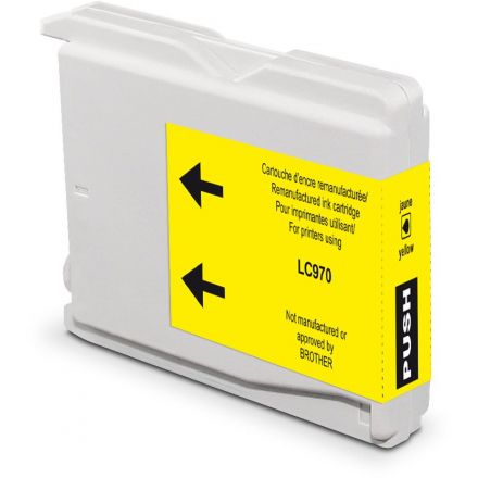 Brother LC-970Y inkjet geel Eeko Print (huismerk)