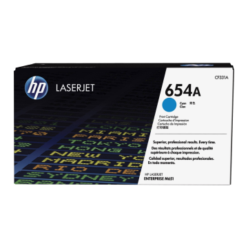 HP CF331A (654A) cyaan origineel