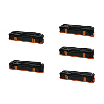 Eeko Print (huismerk) voordeelset voor HP 203A (2 x CF540A, 1 x CF541A, 1 x CF542A, 1 x CF543A)