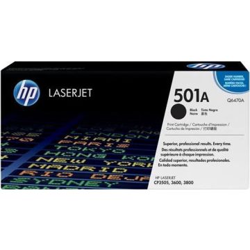 HP Q6470A (501A) toner zwart origineel