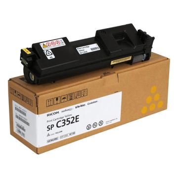 Ricoh 407386 (SP-C352DN) toner geel origineel