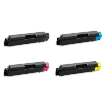 Kyocera TK-5150 ( 1 x zwart, 1 x cyaan, 1 x magenta, 1 x geel ) toner setprijs voordeel Eeko Print (huismerk)
