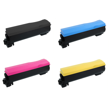 Kyocera TK-560 (1 x zwart, 1 x cyaan, 1 x magenta, 1 x geel) toner setprijs  Eeko Print (huismerk)