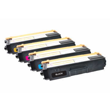 Brother TN-320 ( 1 x zwart, 1 x cyaan, 1 magenta, 1 x geel ) voordeelset Eeko Print ( huismerk )