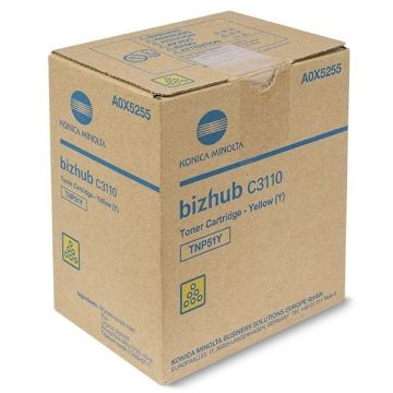 Konica Minolta TNP-51Y toner geel origineel