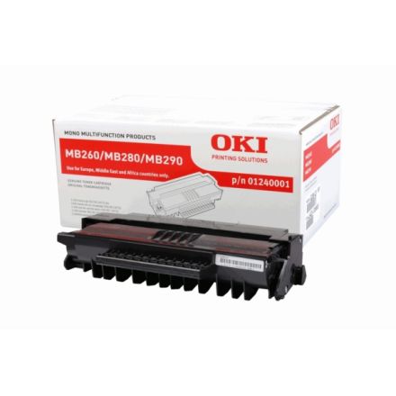 Oki 01240001 toner zwart origineel