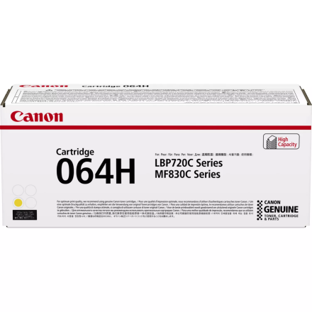 Canon 064H Y toner geel origineel