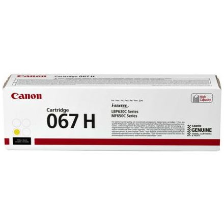 Canon 067H Y toner geel origineel