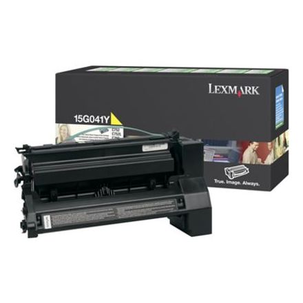 Lexmark 15G041Y toner geel origineel