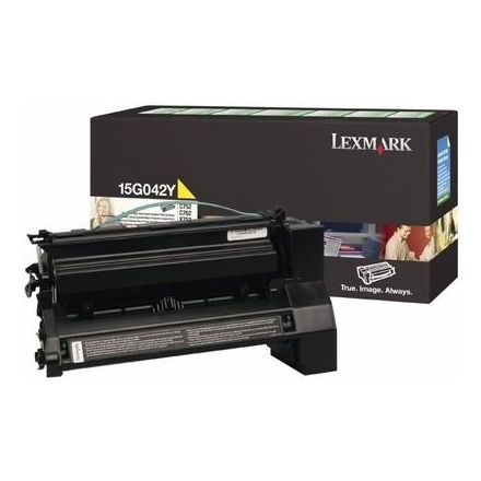 Lexmark 15G042Y toner geel origineel