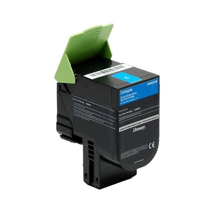 Lexmark 24B6008 cyaan origineel