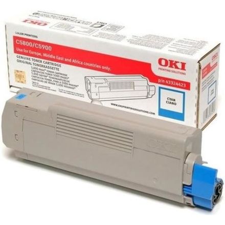 Oki 43324423 toner cyaan origineel