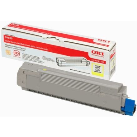 Oki 43487709 toner geel origineel