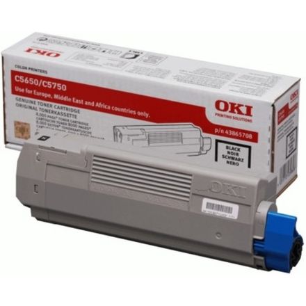 Oki 43865708 toner zwart origineel