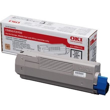 Oki 43865724 toner zwart origineel