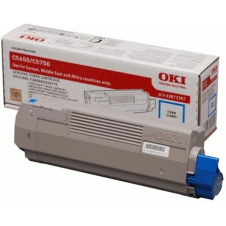 Oki 43872307 toner cyaan origineel