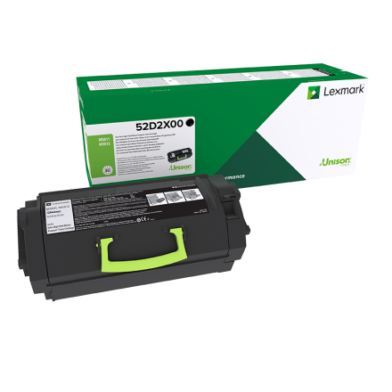 Lexmark 52D2X00 (522X) toner zwart origineel