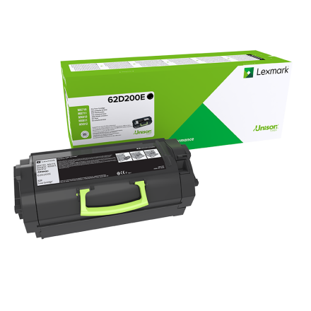 Lexmark 62D2000 toner zwart origineel