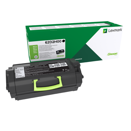 Lexmark 62D2H00 (622H) toner zwart origineel