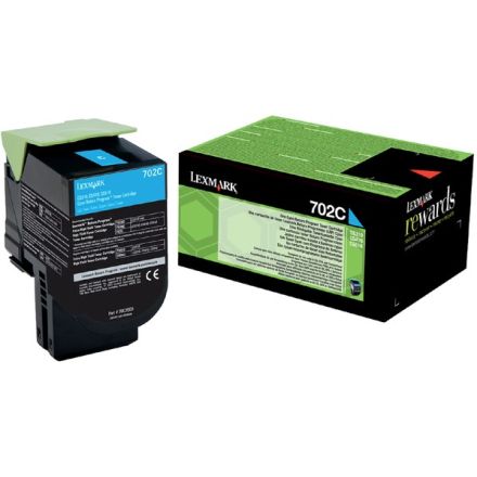 Lexmark 70C20C0 toner cyaan origineel