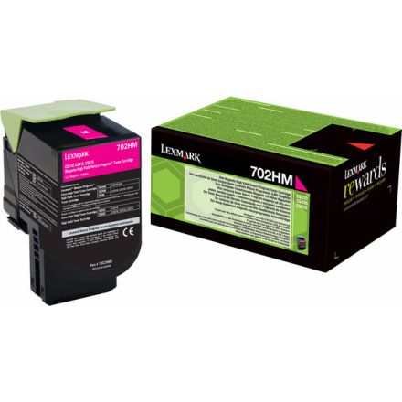 Lexmark 70C2HM0 toner magenta origineel