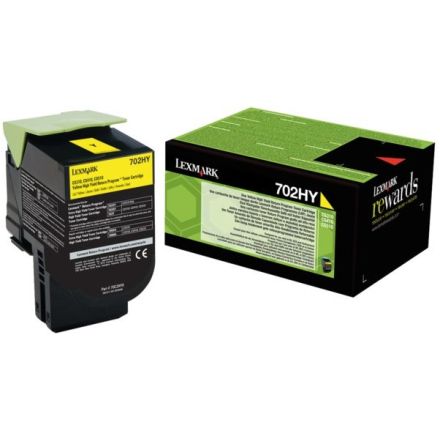 Lexmark 70C2HY0 toner geel origineel