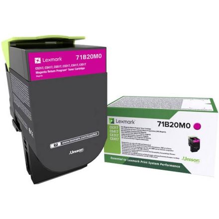 Lexmark 71B20M0 magenta origineel