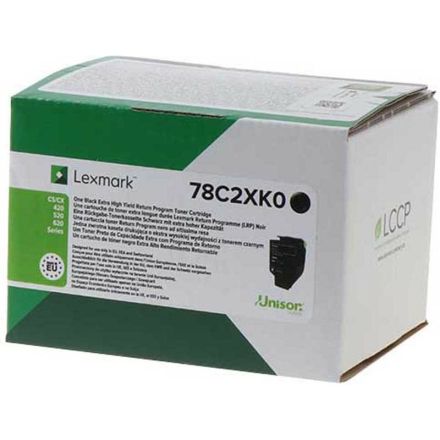 Lexmark 78C2XK0 toner zwart origineel