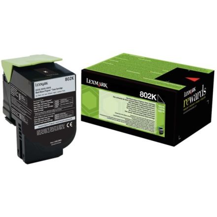 Lexmark 80C20K0 toner zwart origineel