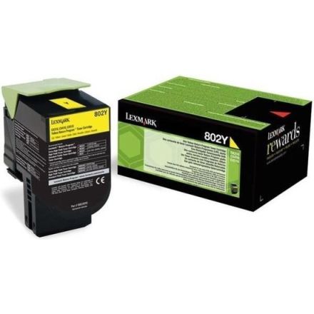 Lexmark 80C20Y0 toner geel origineel