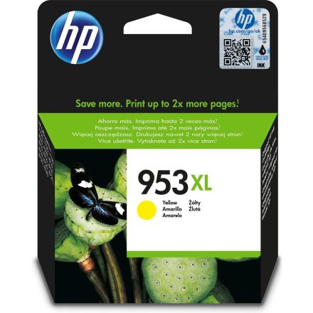 HP 953XL (F6U18AE) inkjet geel origineel