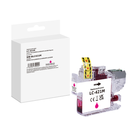 Brother LC-421M inktcartridge magenta Eeko Print (huismerk)