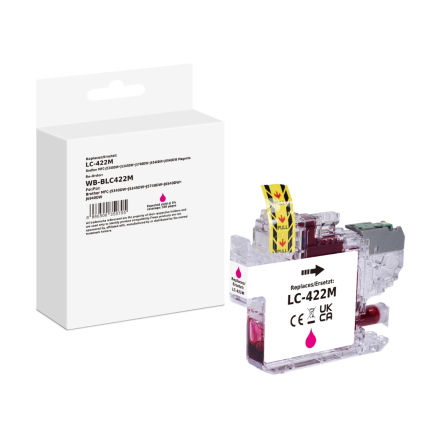 Brother LC-422M inktcartridge magenta Eeko Print (huismerk)