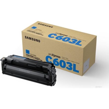 Samsung CLT-C603L (SU078A) toner cyaan origineel