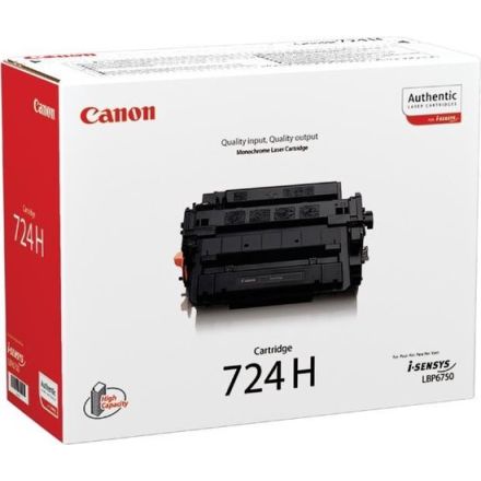 Canon 724H BK toner zwart origineel