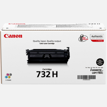 Canon 732H BK toner zwart origineel