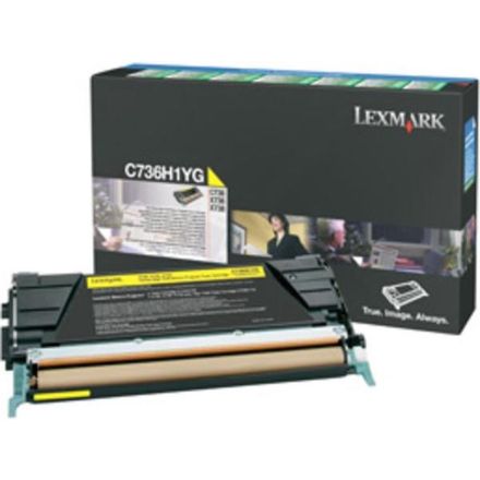 Lexmark C736H1YG toner geel origineel