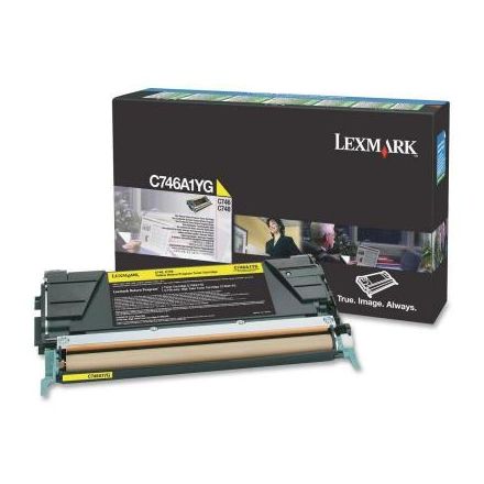 Lexmark C746A1YG toner geel origineel