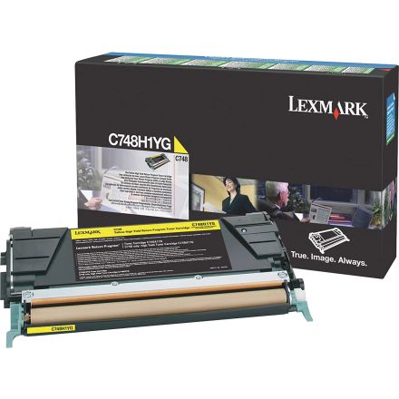 Lexmark C748H1YG toner geel origineel