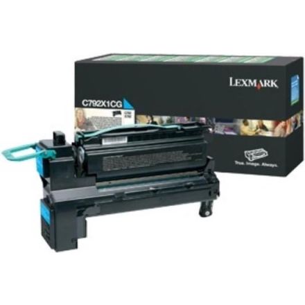 Lexmark C792X1CG toner cyaan origineel