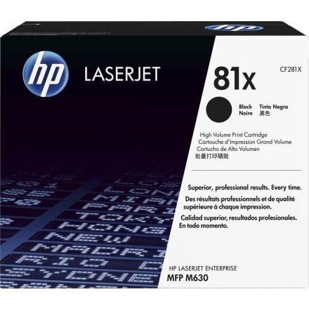 HP CF281X (81X) toner zwart origineel