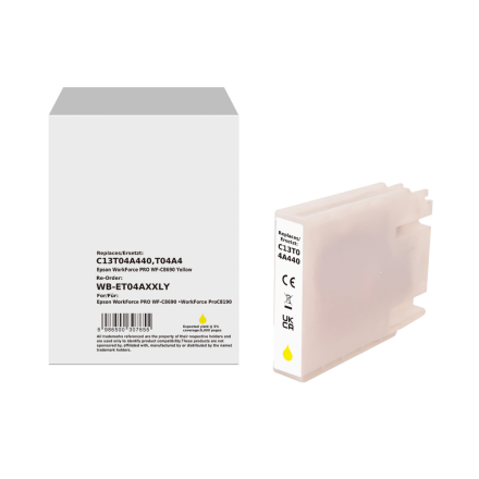 Eeko Print (huismerk) vervangt Epson T04A4 inktcartridge geel