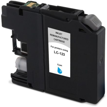 Brother LC-123C inktcartridge cyaan Eeko Print (huismerk)