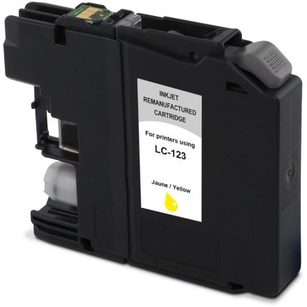 Brother LC-123Y inktcartridge geel Eeko Print (huismerk)